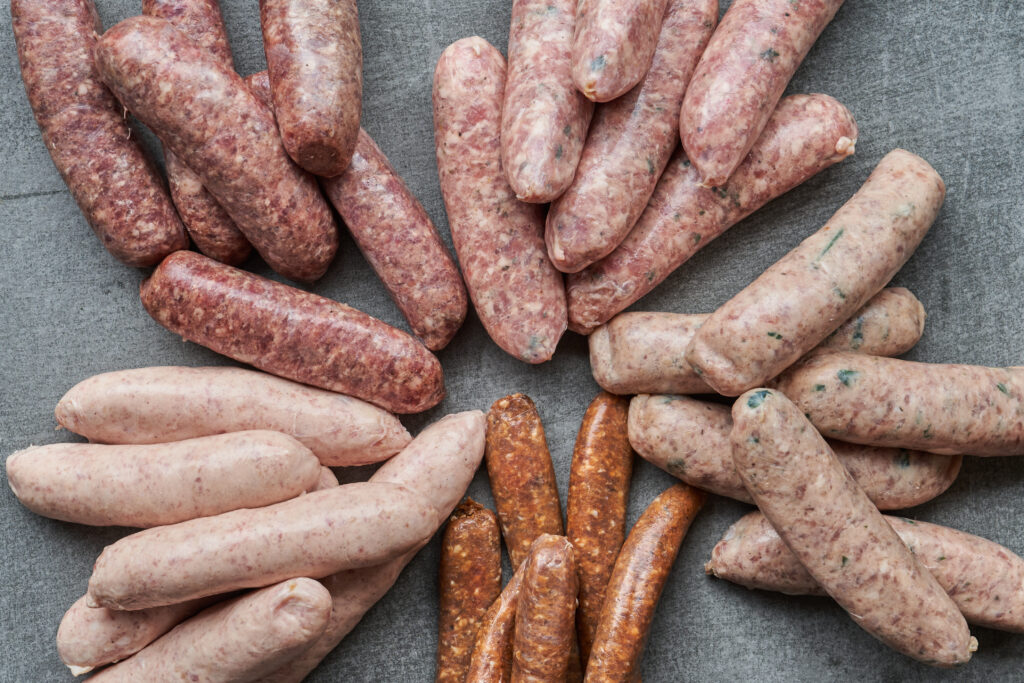 Award winning sausages from Archer's Butchery, Norwich