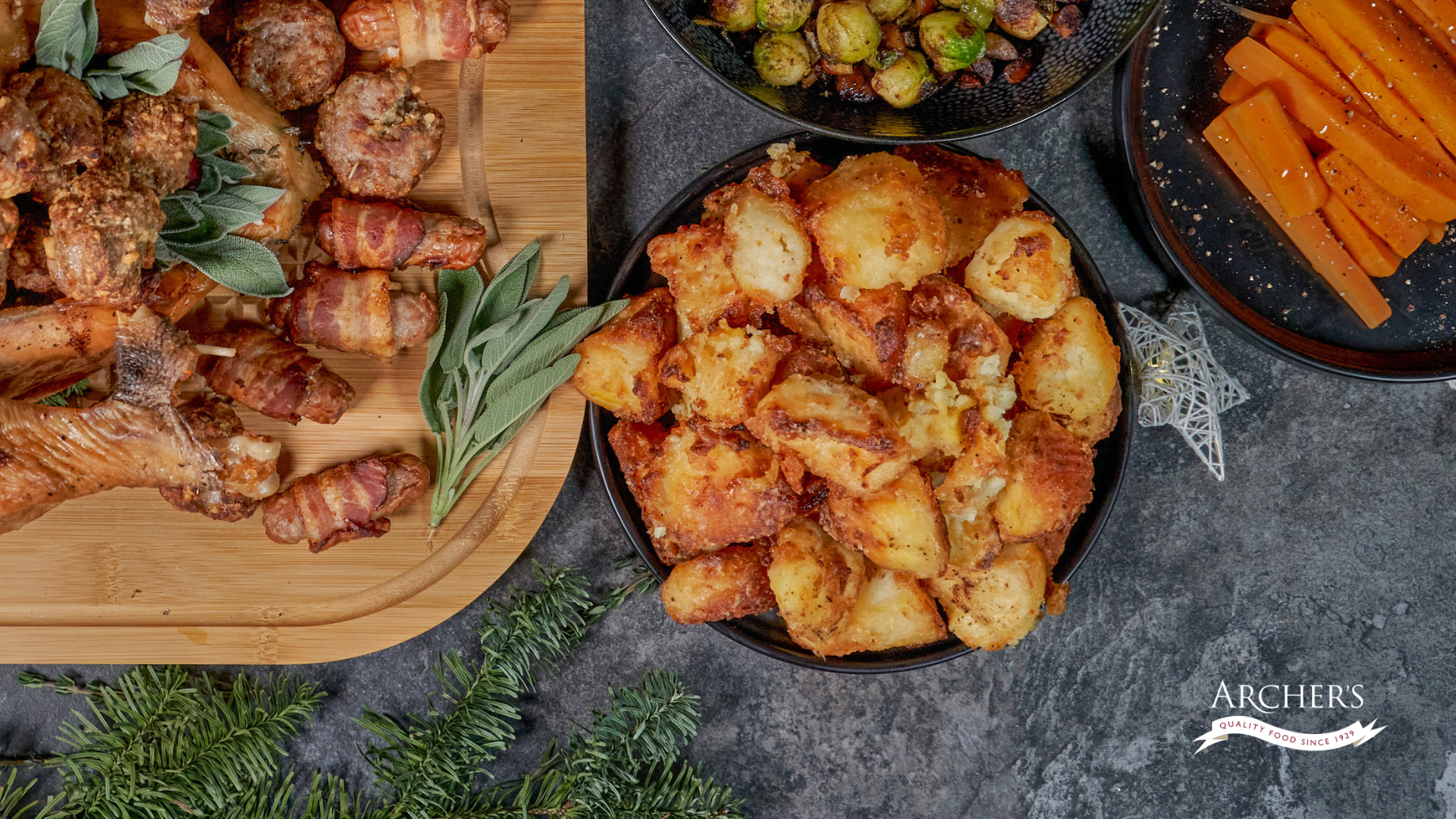 Archer's Christmas Goose Fat Roast Potatoes